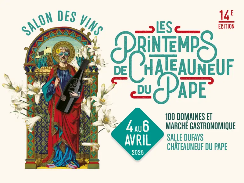 Le printemps Chateauneuf du Pape