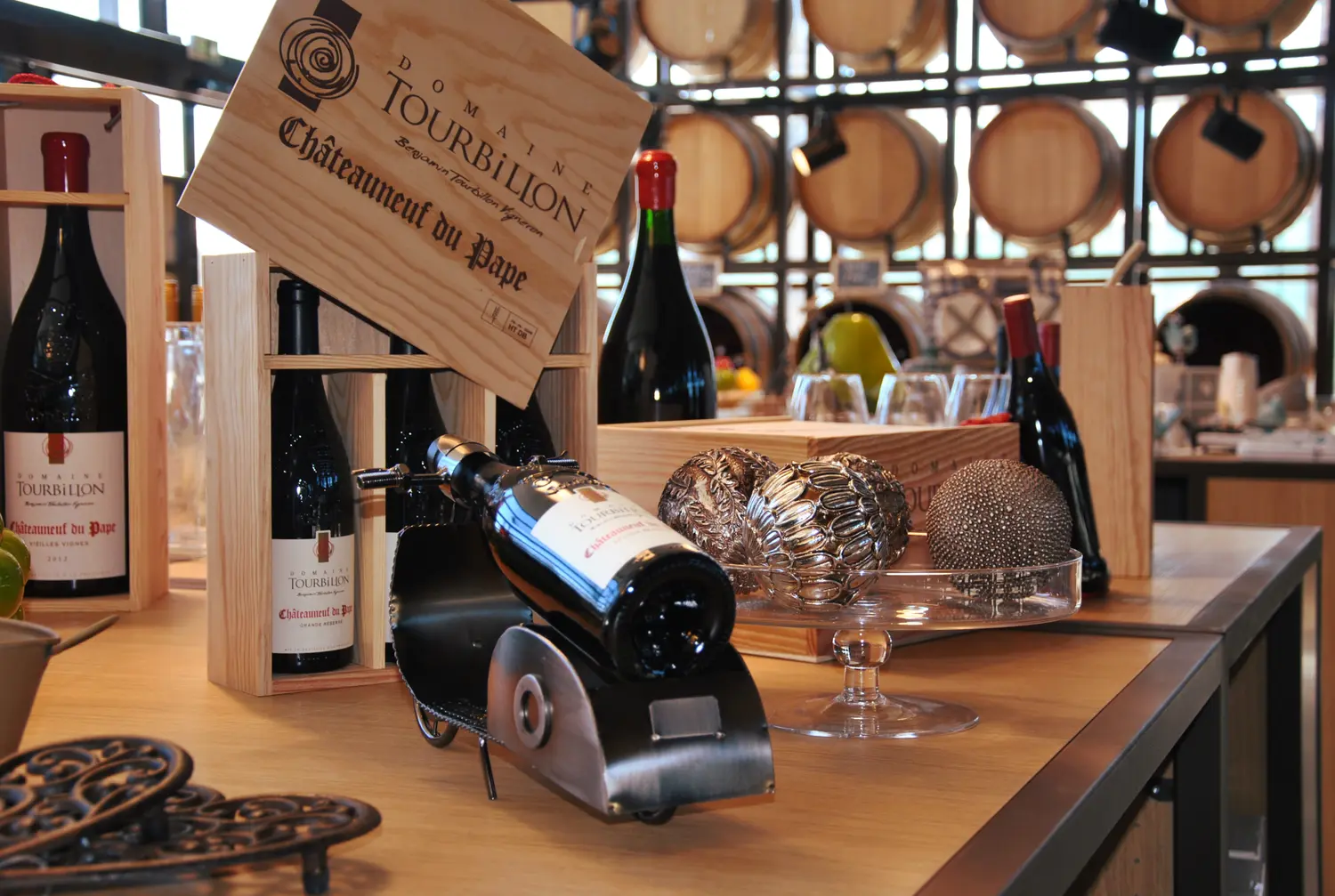 The Caveau & Boutique of Domaine Tourbillon